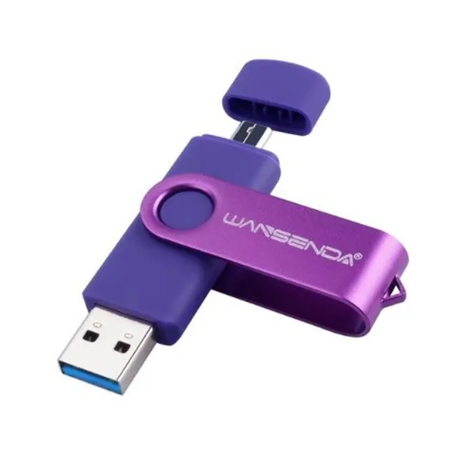 USB flash disk 2 v 1 - 16 GB - 128 GB - 6 farieb nachova 16gb