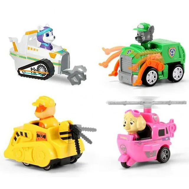 The characters in the cars of the Tlap Patrol.