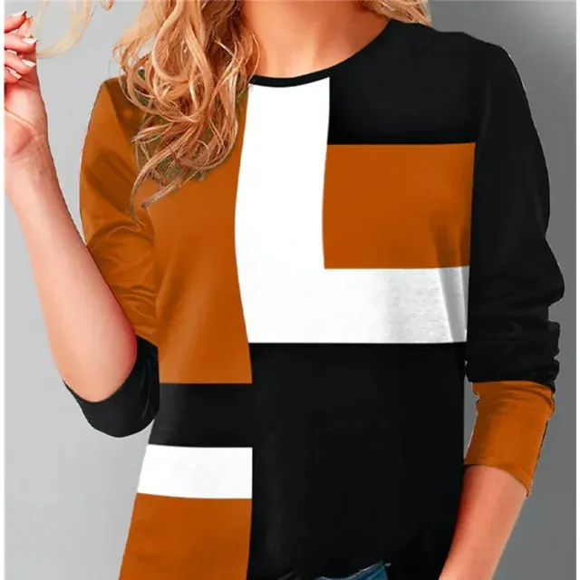 T-shirts with long sleeve for women, Slim Fit