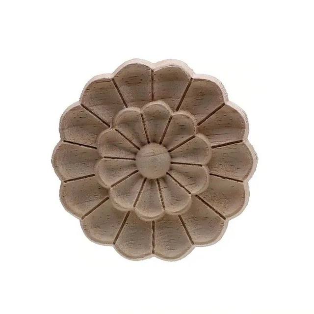 Decorative carved flower