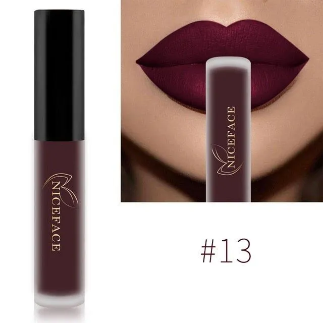 Matt waterproof long-lasting lipstick - more colors