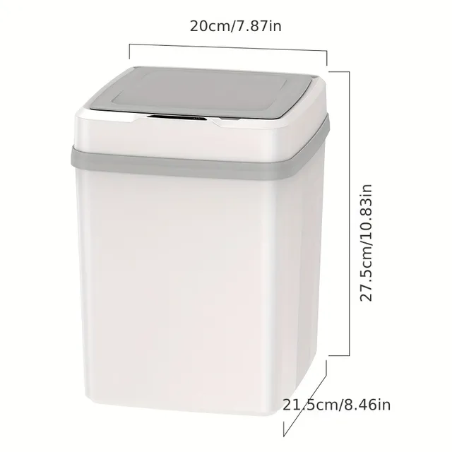 12L Smart Sensor Garbage Košík: Automatický Multifunkčný Touch Storage Bucket