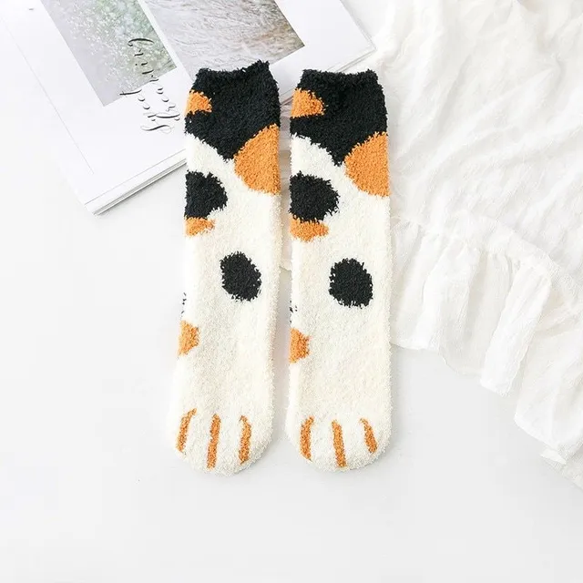 Chaussettes chaudes et mignonnes pour femmes à porter au lit