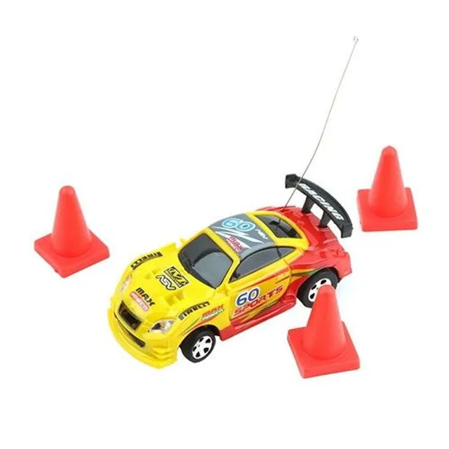 Mini RC model car in tube