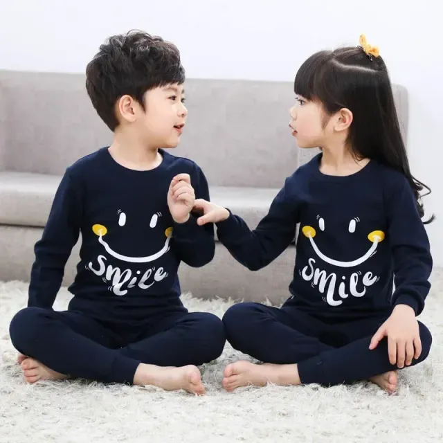 Children's pajamas with long sleeves for boys and girls