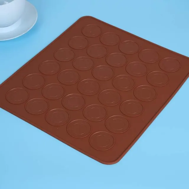 Silicone form for macrons