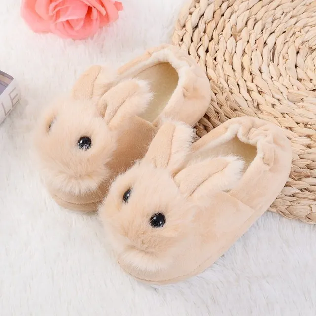 Dětské domácí boty králík