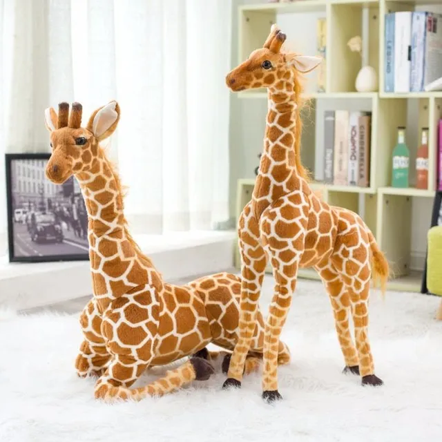 Giraffe en peluche géante de luxe pour enfants