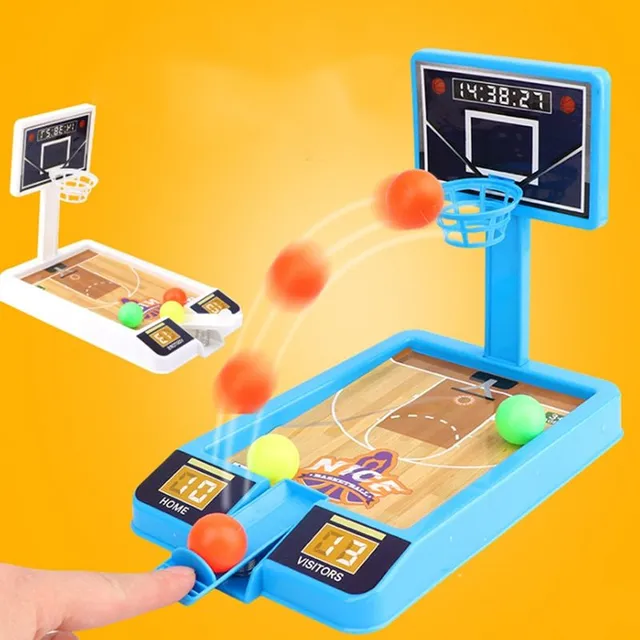 Mini szórakoztató asztal szett játszani asztali kosárlabda - több színes változatok Gordon