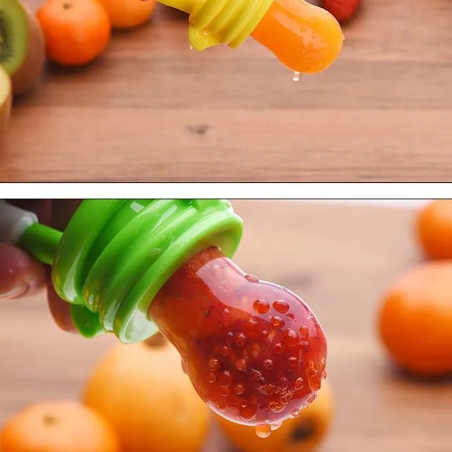 Baby pacifier for fruit