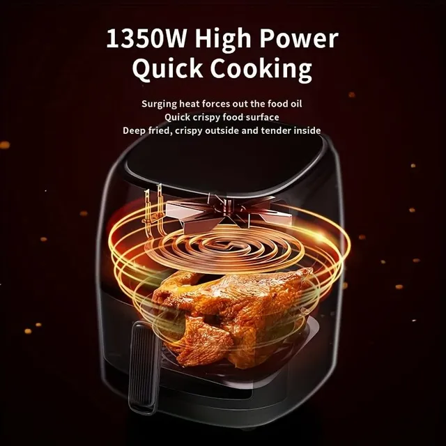 8v1 Air Fryer z cyfrowym ekranem dotykowym LED