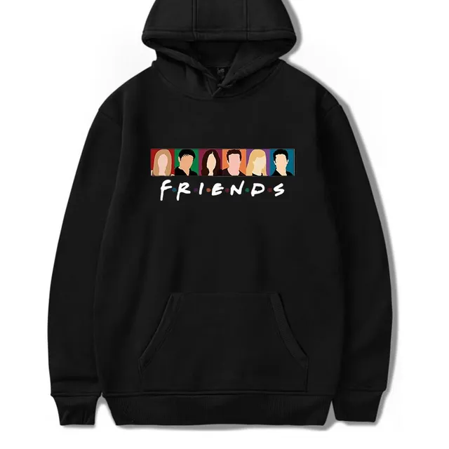 Módní dámská mikina Friends black 4XL