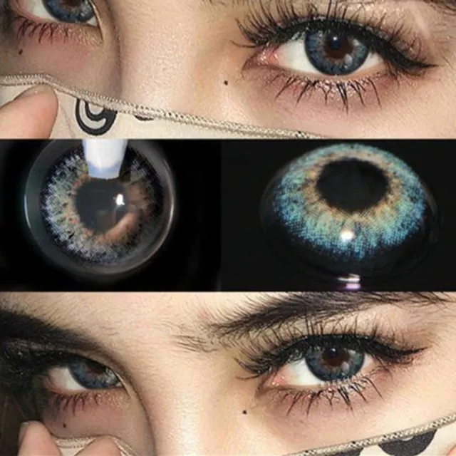 Kolorowe soczewki kontaktowe - oczy