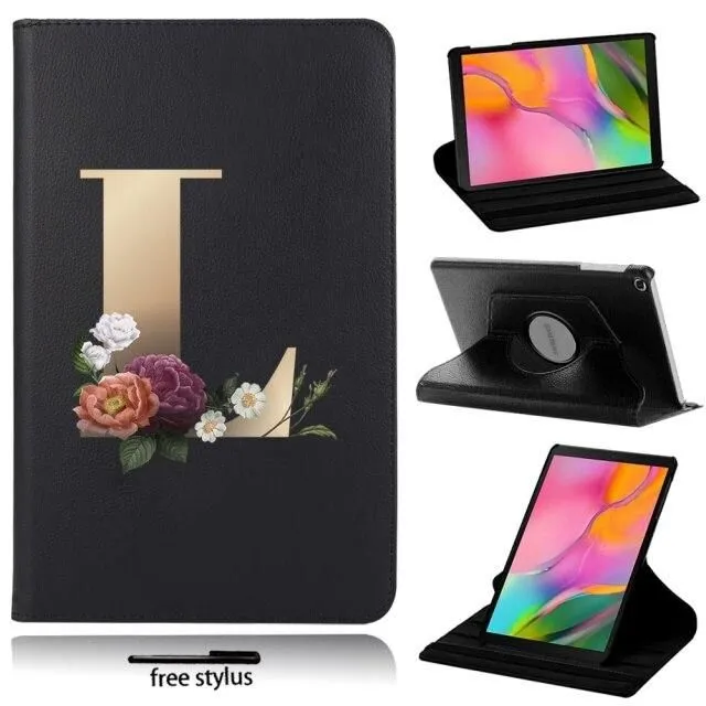 Samsung Galaxy tablet case with initial