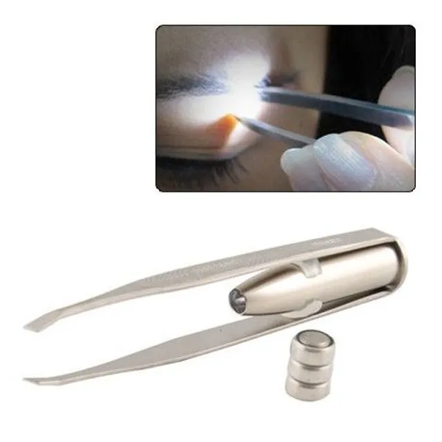 Tweezers with light