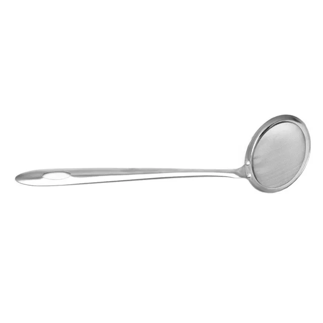 Scoop and colander 2v1 of stainless steel