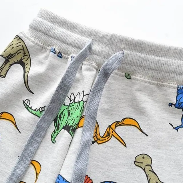 Boy set with print dinosaurs