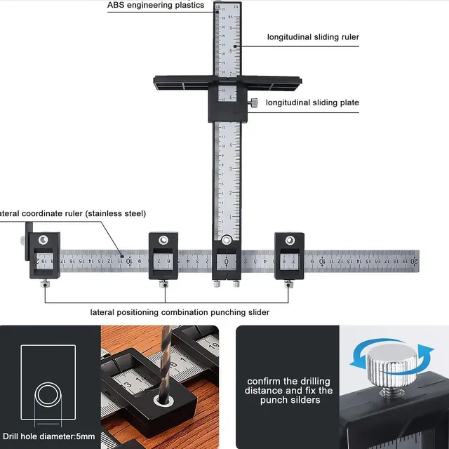 Tool - Drilling template for fittings