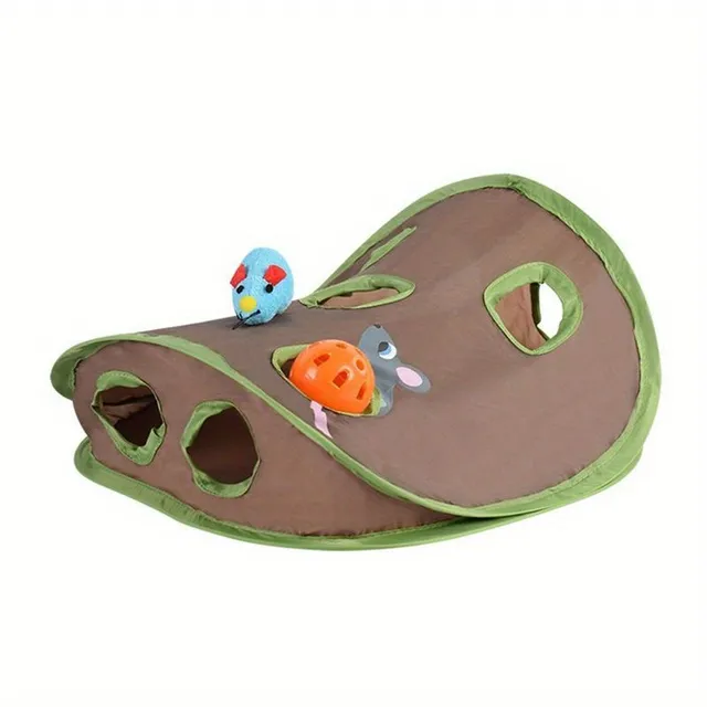 Interactive toy for cats for hide-and-seek