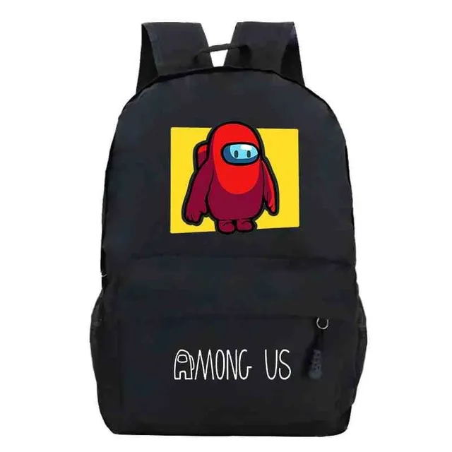 School backpack printed with Among Us characters 26