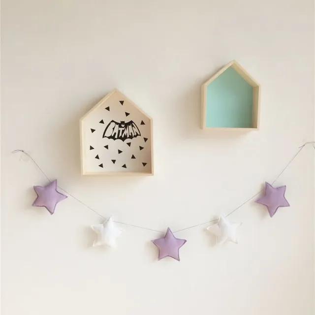 Decorative garlands with stars