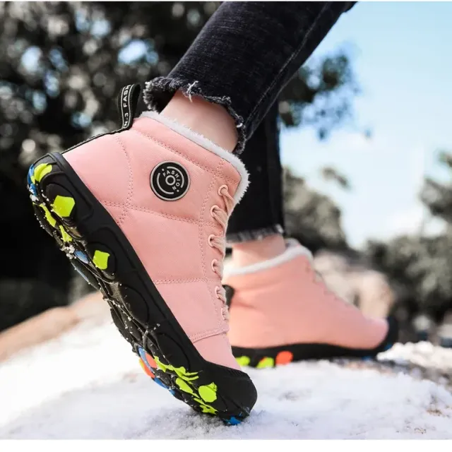 bambini stivali da neve invernali per ragazzi tessuto impermeabile moda bambini scarpe da ginnastica bambini stivali caldi all'aperto