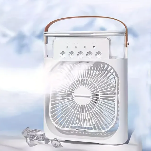 Multifunctional table fan with water mist