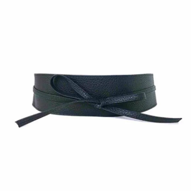Elegant wide belt to tie