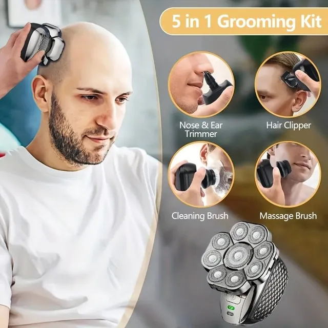 Shaving machine for man's head