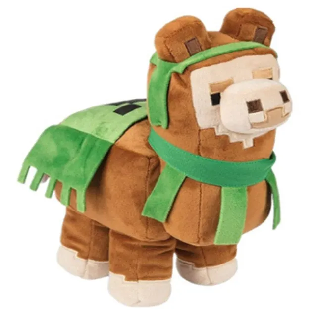 Beautiful plush toys from the computer game Minecraft