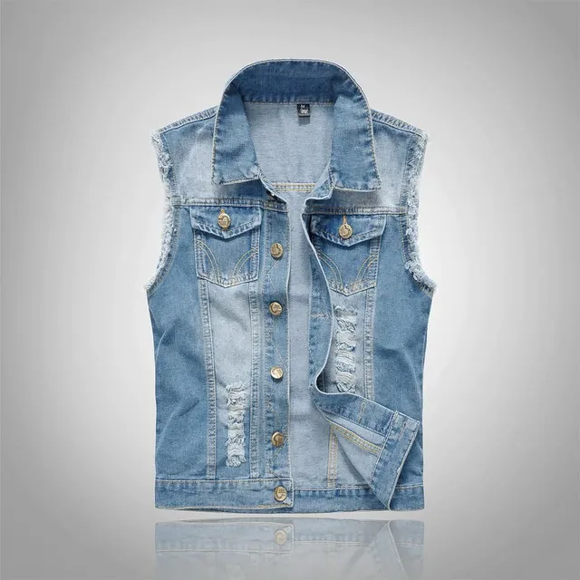 Gilet in denim da uomo Craig