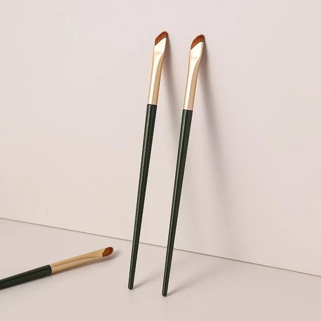 Set de 2 pensule cosmetice pentru sprâncene și farduri pentru o aplicare perfectă a machiajului