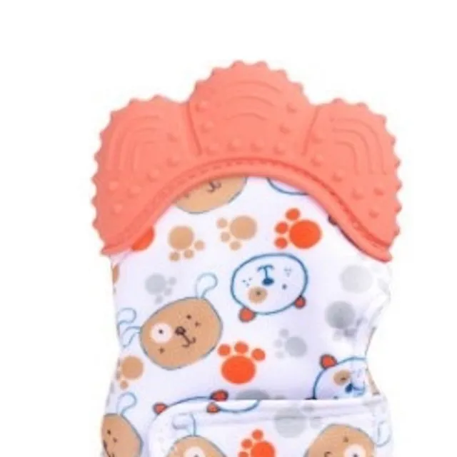 Children's gloves with teether