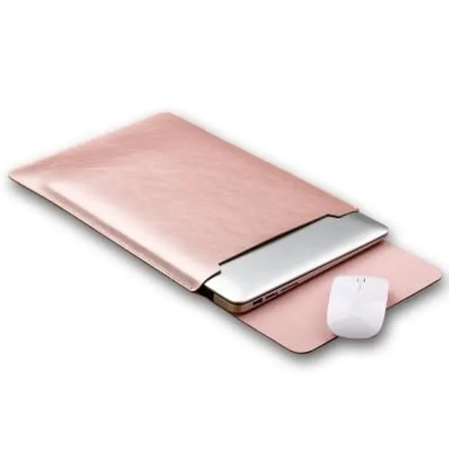 Koženkové pouzdro na Macbook Air rose-gold for-xiaomi-air-15-6
