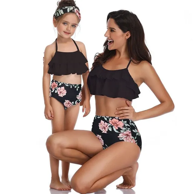 Luxury bikini for mom and daughter