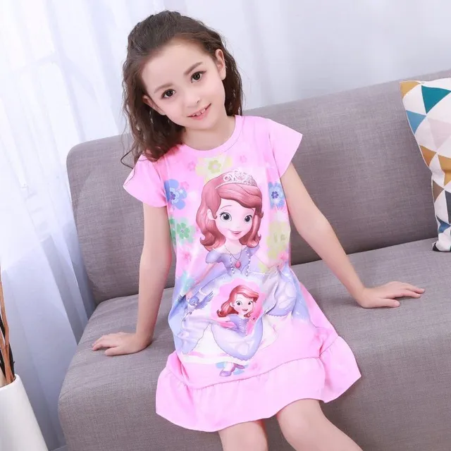 Chemise de nuit pour enfant avec motif de princesse