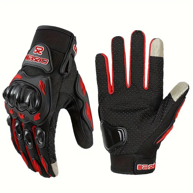 Summer motorcycle gloves for men - breathable, protective, anti-fall, anti-slip, touch screen