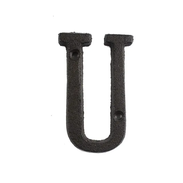 Decorative iron letter C527