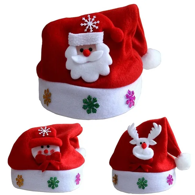 Șapcă de Crăciun cu LED-uri - diferite modele