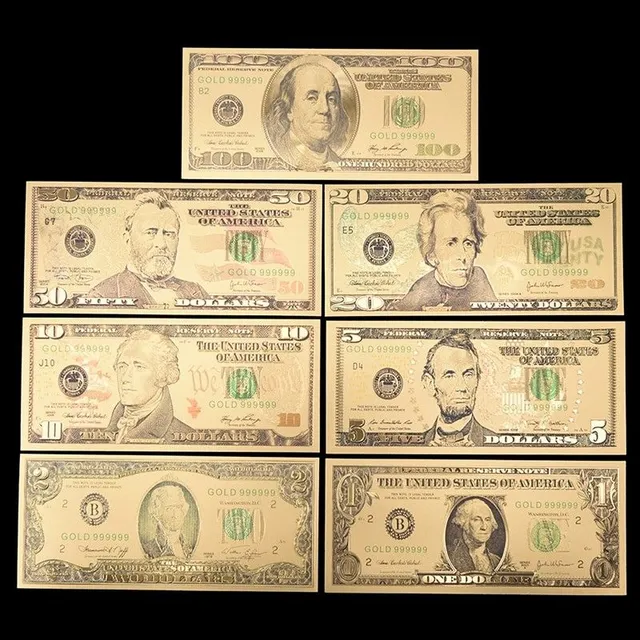 Imitation de billets de dollar 7 pcs