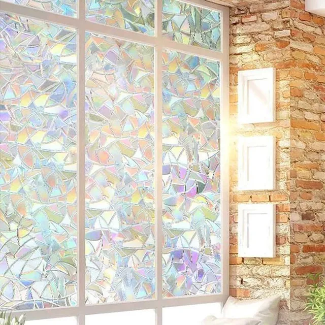 Self-adhesive films for glass with mosaic