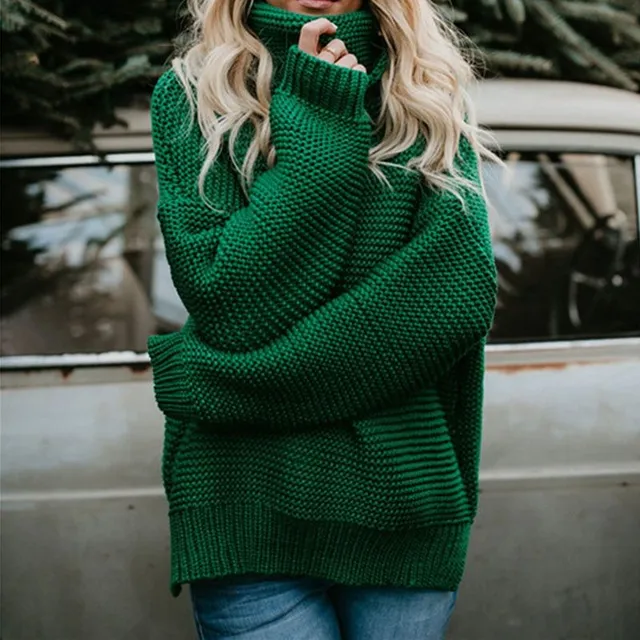 Jesienna gwiazda modna sweter