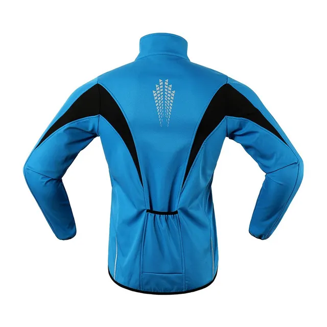 Men's winter cycling jacket - Insulated windbreaker, waterproof softshell bike jacket