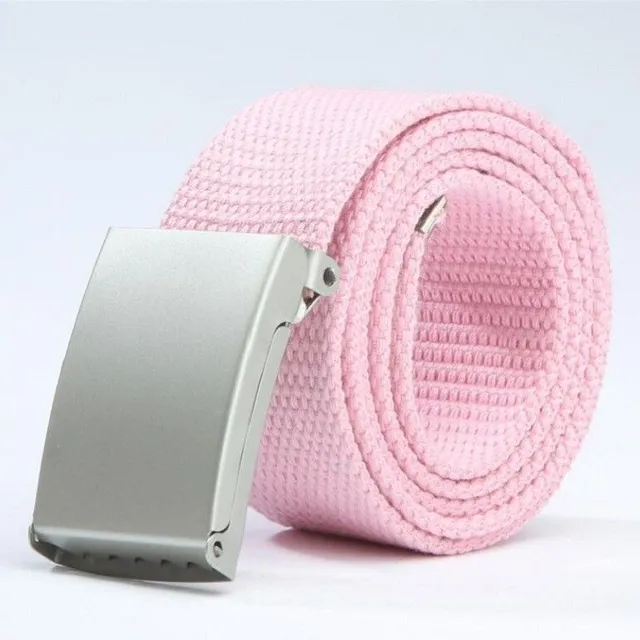 Fabric belt white 125 cm Michele latkovy-pasek-ruzova 135-cm