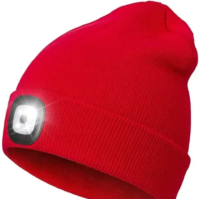 Șapcă luminoasă cu lanternă LED - Căciulă confortabilă pentru iluminare handsfree