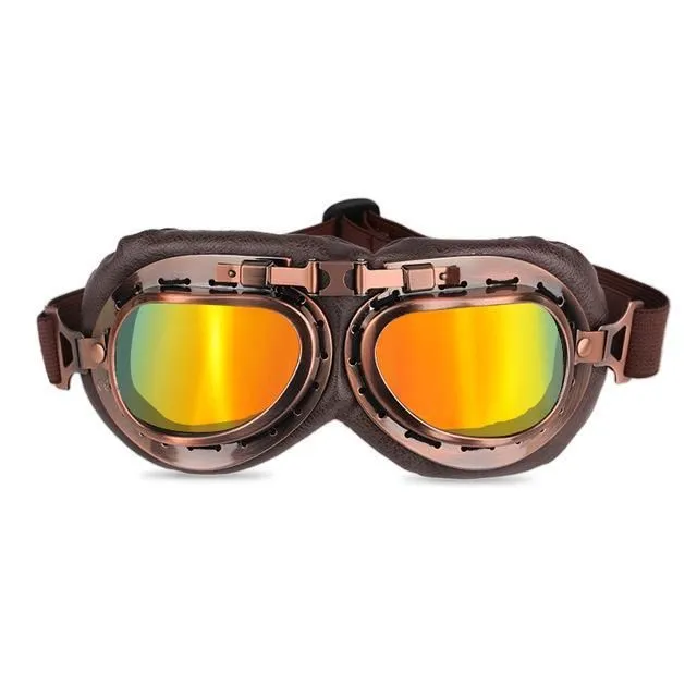 Vintage motorcycle glasses