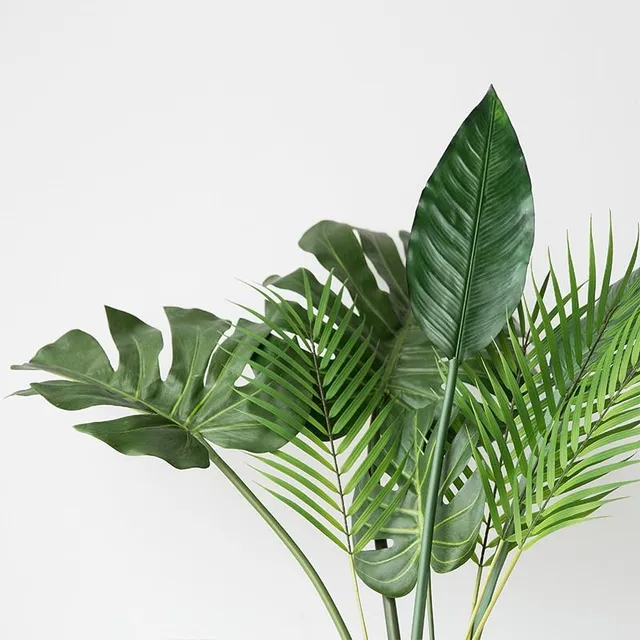 Artificial decorative leaves for vase