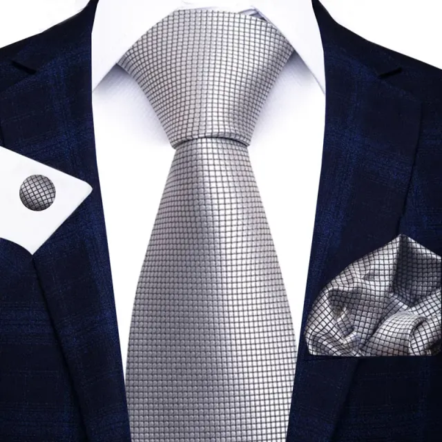 Luxury men's silk tie