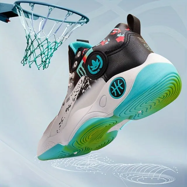 Trends of men's basketball shoes dampening shocks, durable, non-slip for outdoor activities of men