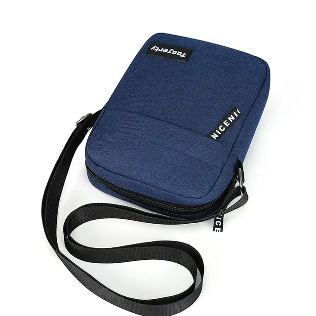 Men's nylon crossbody briefcase - Stylish and practical men's bag